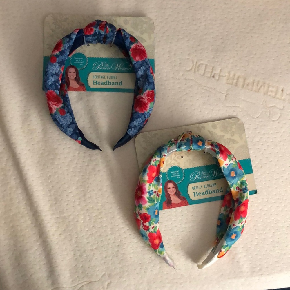 Pioneer woman heritage floral headband set new with tags